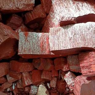 朱砂粉原石块状原矿朱砂高纯度辰砂颗粒工艺品原料摆件