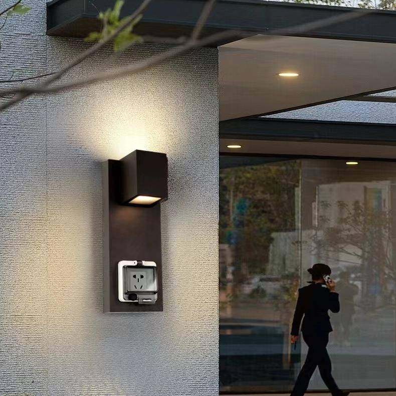 现代简约led户外防水壁灯庭院外墙别墅大门室外防雨防锈阳台灯具,收纳整理,烫衣板及配件,淘宝优惠券,粉丝福利购,淘宝优惠卷