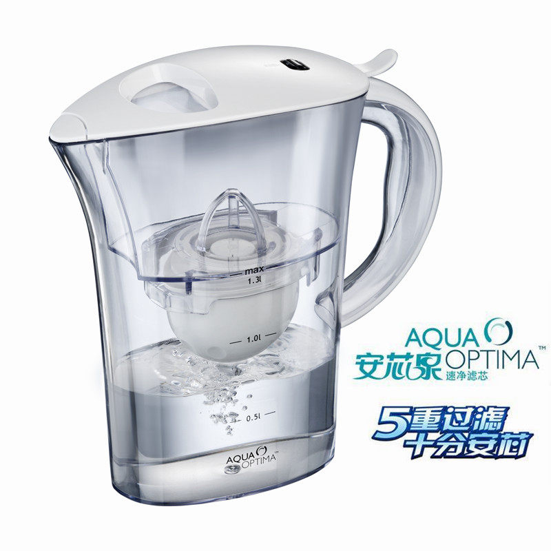 安芯泉净水杯 净水壶 家自来水过滤 三洋净水壶滤芯直饮速净
