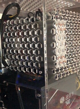5mm亚克力定制迷你小机箱 matx/atx主板atx电源塔式散热核显独显