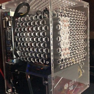 散热核显独显 atx主板atx电源塔式 5mm亚克力定制迷你小机箱 matx