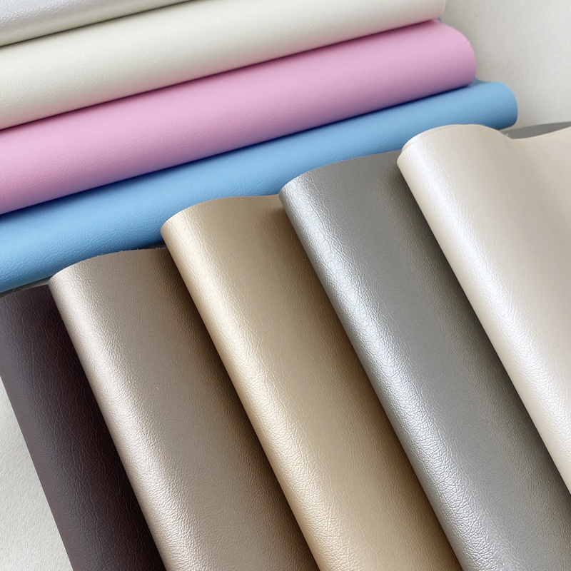皮纹软包硬包床头靠背椅面翻新皮革面料纯色加厚防水猫抓荔枝皮料