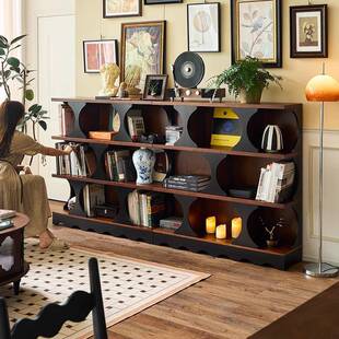 法式复古实木柜组合小户饰型玄关柜书柜ZXT客厅展示餐边柜装柜中