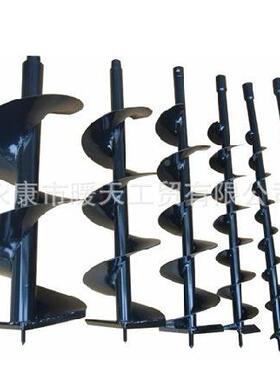 小地钻挖坑打桩长机种植HJDZ-Z01机打洞机机大钻头/加杆/冰钻钻头