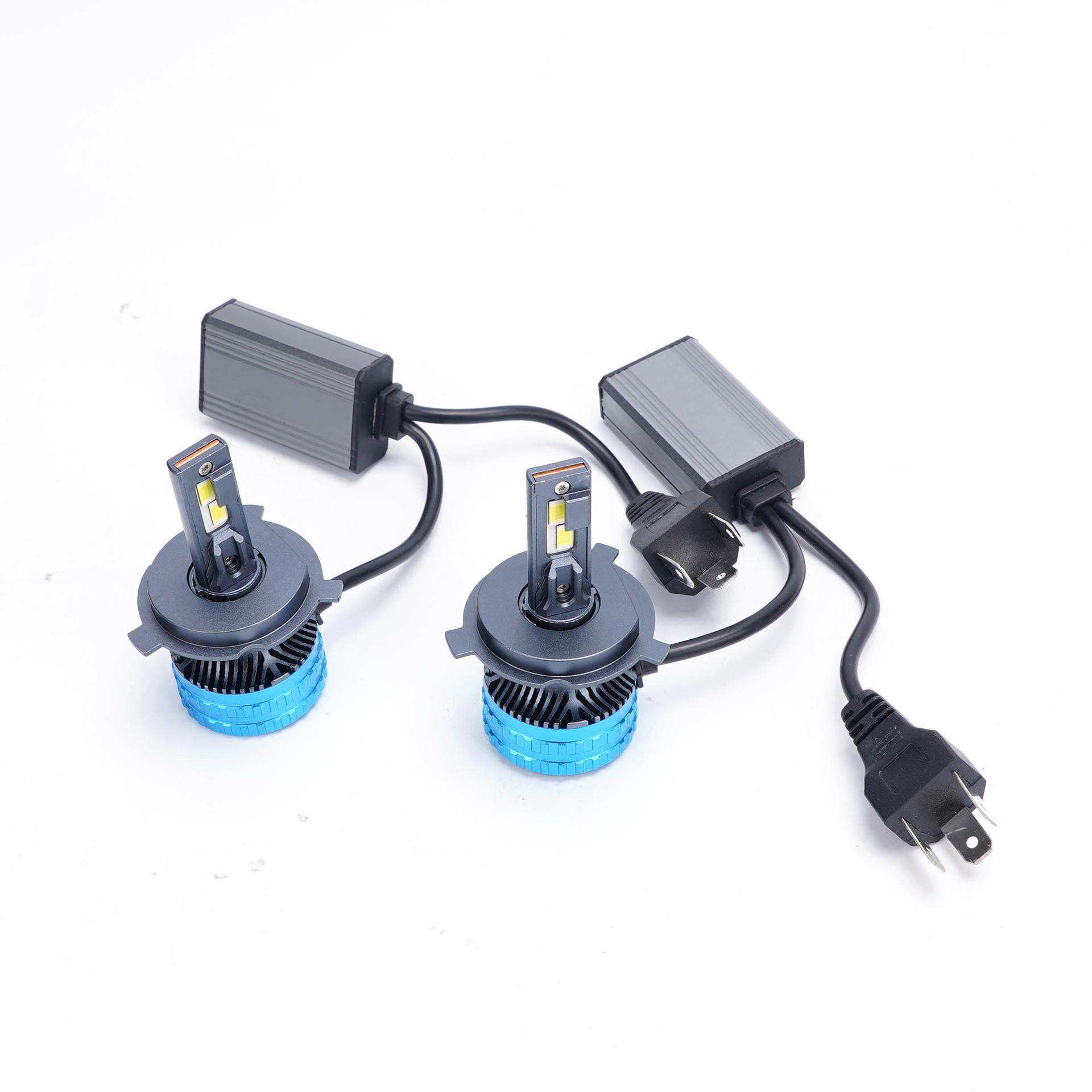 汽车LED灯泡大灯H7H4H1灯芯改装超亮远近光90129005强白光12v24v
