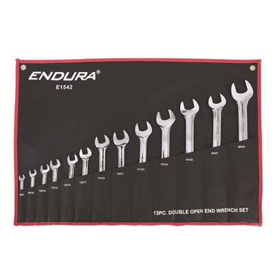 力易得13件扳手双开口6×7-30×32mmE1542家用耐用工具加厚