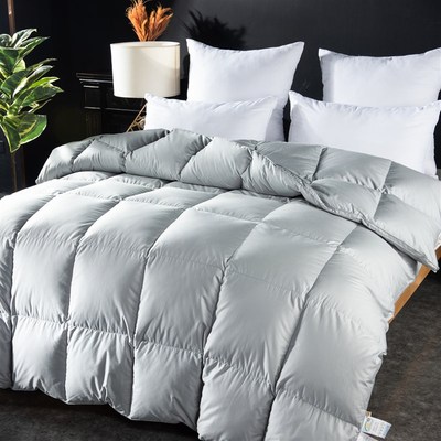 羽绒被被壳半成品全棉被芯内胆防钻绒自充绒100支120支单层双层被