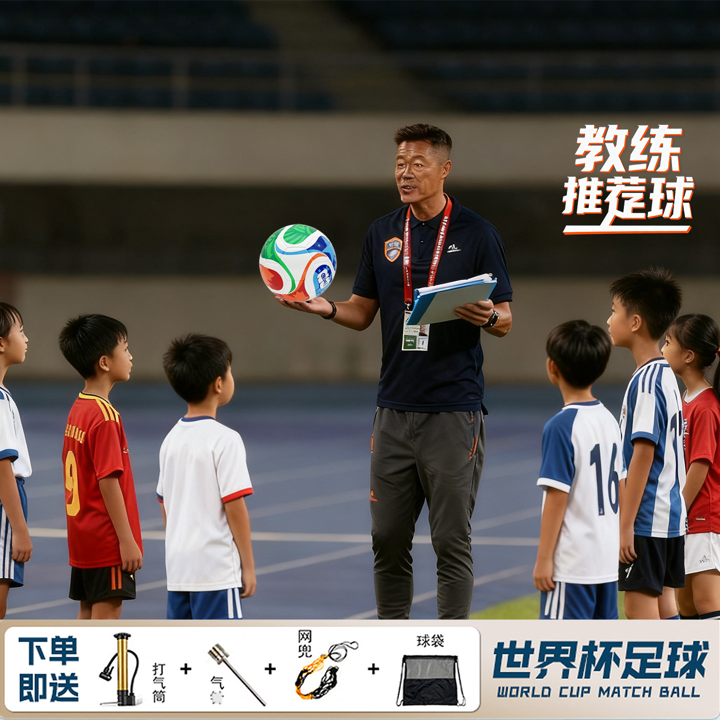教练推荐足球世界杯足球儿童学生专用球4号初中生中考比赛5号足球,运动/瑜伽/健身/球迷用品,足球,淘宝优惠券,粉丝福利购,淘宝优惠卷