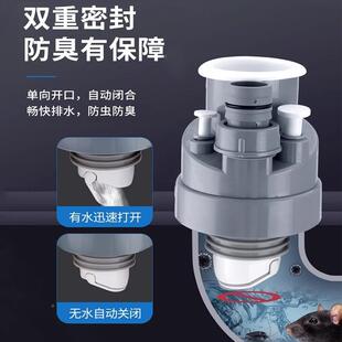 潜水头返艇洗衣机通下水三排水管阳台二合一防溢水防洗衣机下臭三