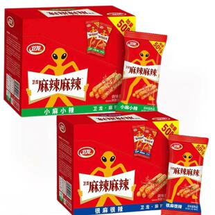 卫龙麻辣麻辣辣条小麻小辣解馋小面筋网红爆款辣条零食休闲食品