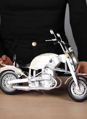 宝马R12托00C摩车模型古1071工业客风厅机车房间橱窗摆件礼物送复