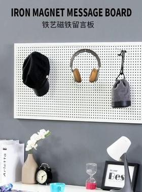 圆孔洞洞板纳置展物架饰品配件示架墙上收UBR架五金工挂具墙板