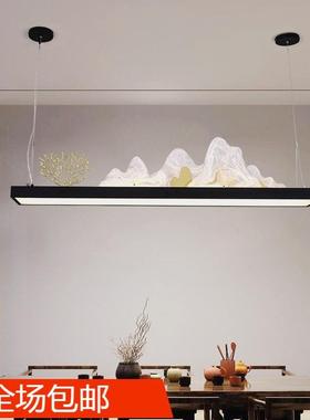 新中式灯禅意吊现代艺个术性创意餐厅房茶书70428室吧台客厅中国