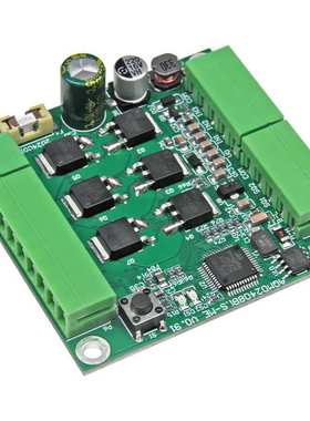 艾思控AQMD2408BLS-MF 24V8A直流无刷电机驱动器 位置485/CAN FOC