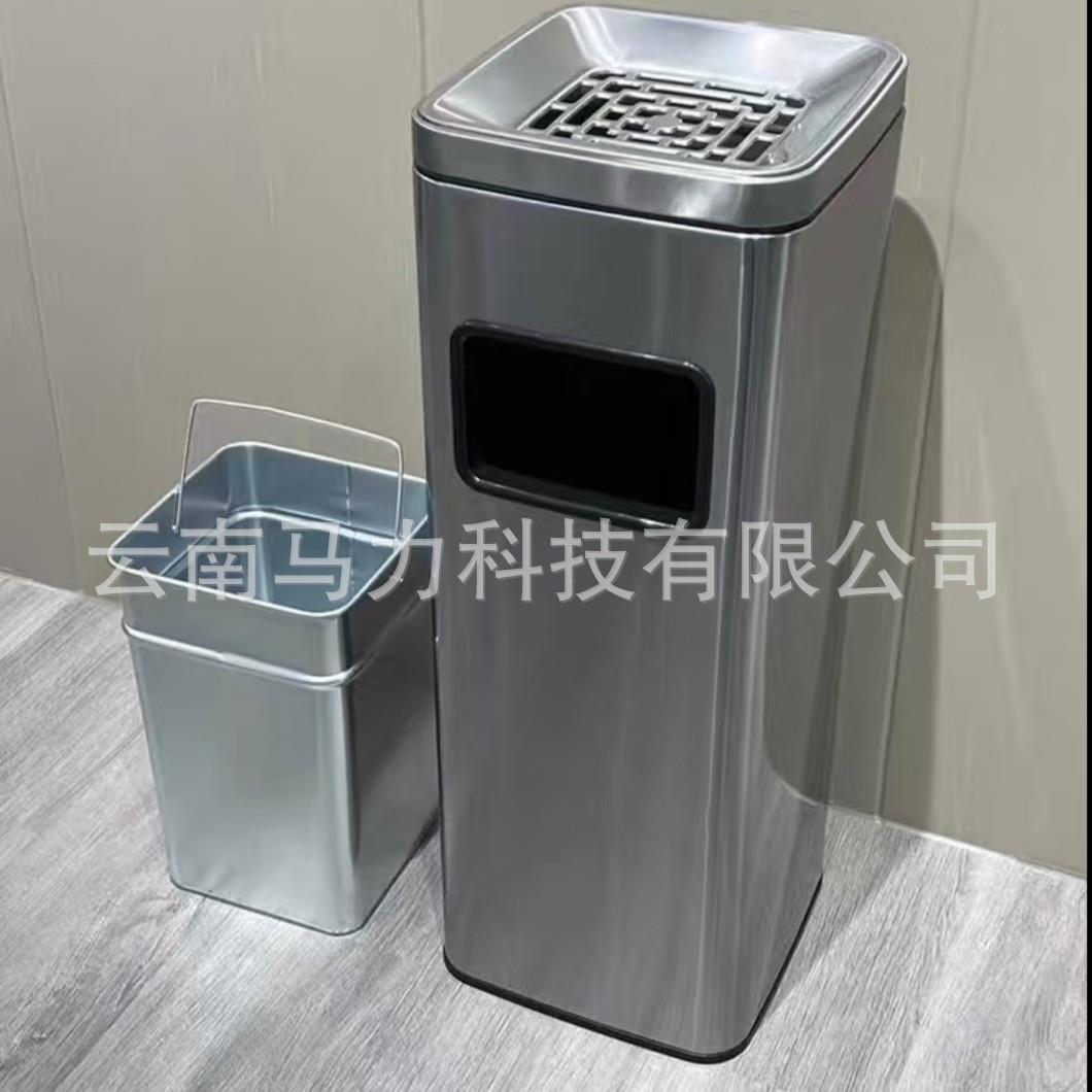厂家供货烟灰桶垃圾桶公园商场室外不锈钢垃圾桶烟灰桶单桶垃圾桶
