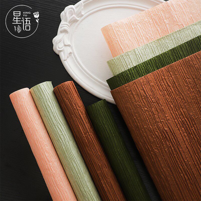手工百折纸 艺术纸褶皱纸鲜花包装纸花艺花束礼品手工DIY网红纸