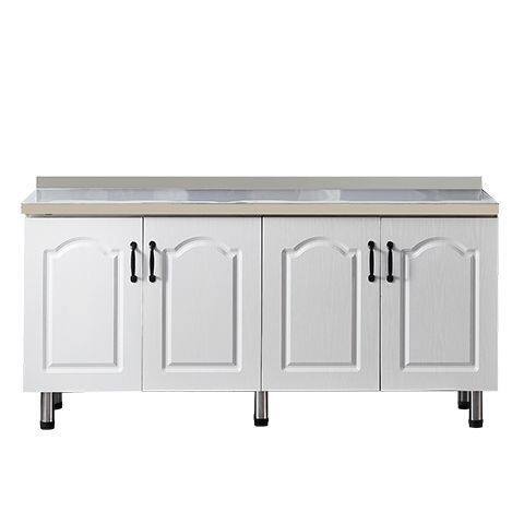 简易橱柜家用厨房不锈钢橱柜组装洗碗柜经济型出租房灶台柜储物柜