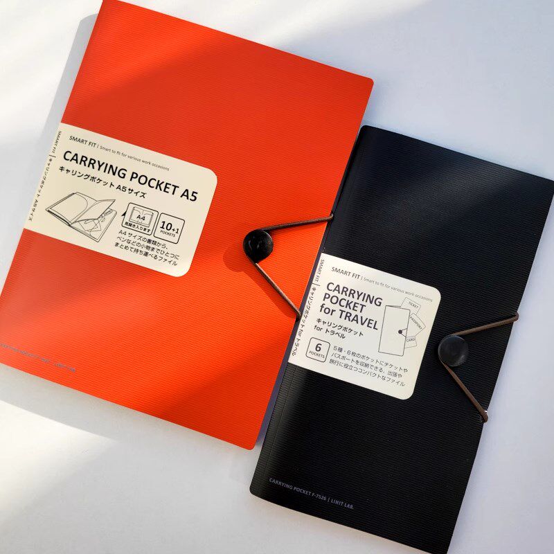 LIHITLAB喜利护照夹多功能便携证件包收纳文件夹票据夹轻薄资料夹