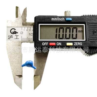 安规电容 Y1电容 471K 400V 10% 470PF P=10MM 蓝色电容 优势直销