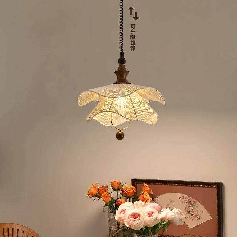 法式中古风餐厅复古奶油风灯具实木层次高级感书房卧室床头小吊灯,纺织面料/辅料/配套,纺织机械配件,淘宝优惠券,粉丝福利购,淘宝优惠卷