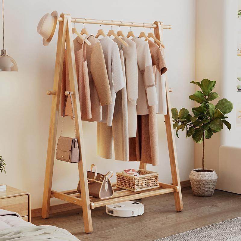 榉木衣帽架房间挂衣架衣架木质室内家用实木收纳晾衣服落地简约,机械设备,其他机械设备,淘宝优惠券,粉丝福利购,淘宝优惠卷