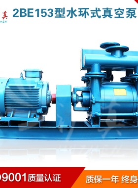 2BE153水环真空泵 2BEA系列22KW真空泵  上海沪真牌厂家直销