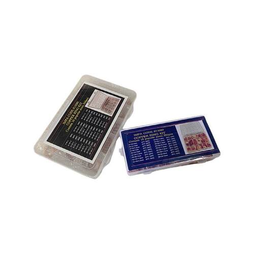 IMPA813081铜环工具箱 铜环箱 紫铜圈工具盒 紫铜垫片568pc