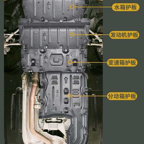跨境下护板 Cayenne Mercedes E Class GLE X5 series skid plate
