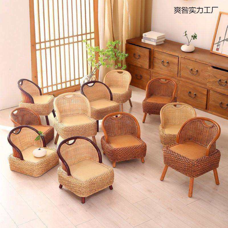 藤椅藤编榻榻米靠背椅阳台座椅茶室无腿椅实木小椅子休闲家用矮椅,鲜花速递/花卉仿真/绿植园艺,割草机/草坪机,淘宝优惠券,粉丝福利购,淘宝优惠卷