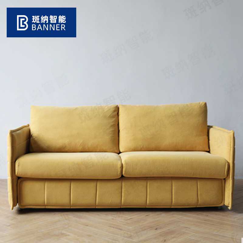 工厂直供多功能公寓沙发床布艺三人客厅沙发布艺小户型推拉床