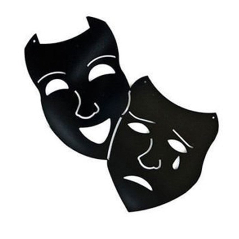 欧式铁艺面具壁挂墙饰挂饰家居客厅墙壁墙面装饰品创意墙上挂件