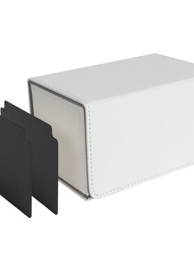 拓祥PU皮革皮牌盒token指挥官横插活动抽屉盒加厚双袖卡套盒