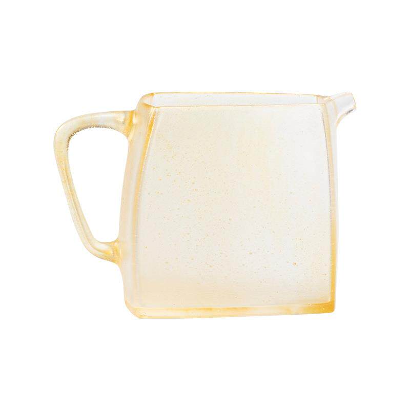 舆山堂公道杯琉璃高档分茶器茶海配件用品泡茶专用茶具复古四方