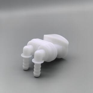 1/4‘’ 国产CPC塑料快速接头 宝塔带阀弯头连接器 快速截流母端