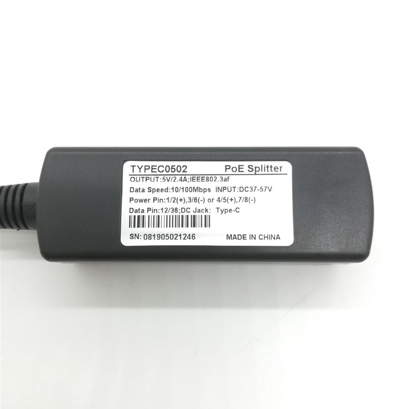 TypeC接口 树莓派 48V转5V 隔离型 POE分离器  SDAPO TYPEC0502