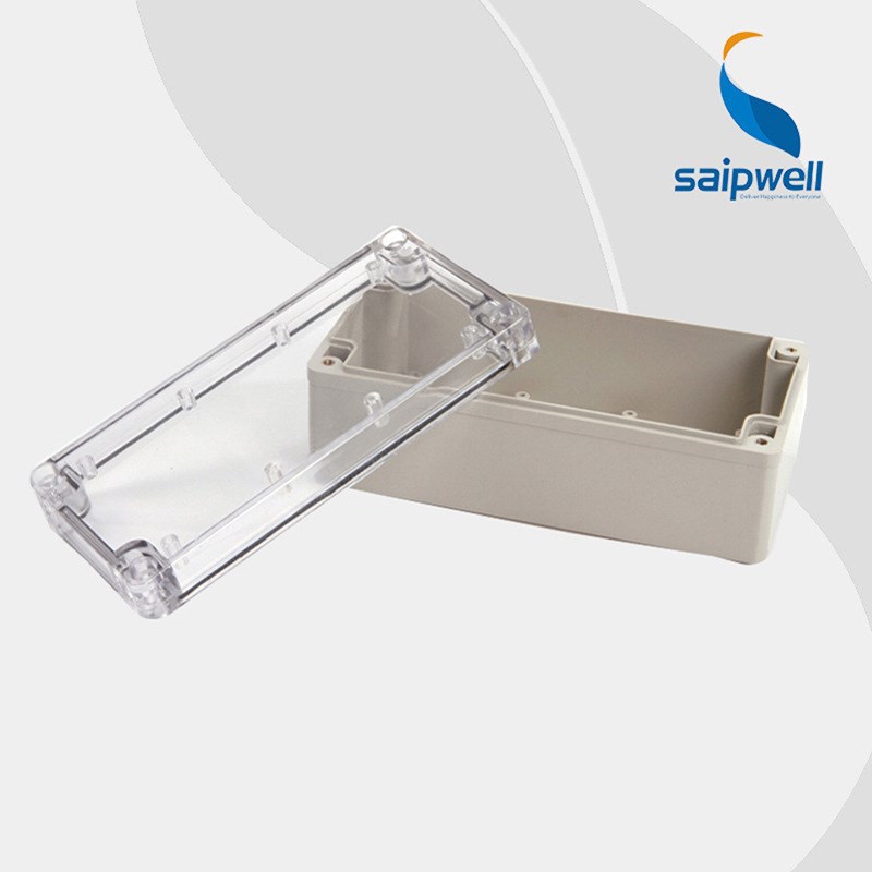 现货DS-AT-0816-S塑料接线盒80*160*55户外透明盖防水塑料盒