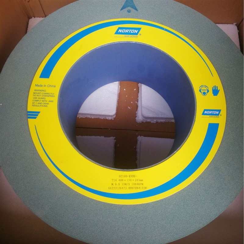 帝研砂轮绿碳绿色无心磨砂轮双面凹1040机.GC350*125*127 80M