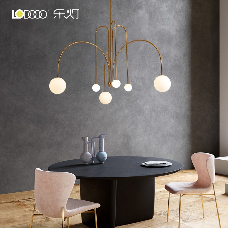 广东中山灯具大全客厅吊灯法式中古风轻奢魔豆艺术餐厅卧室主灯