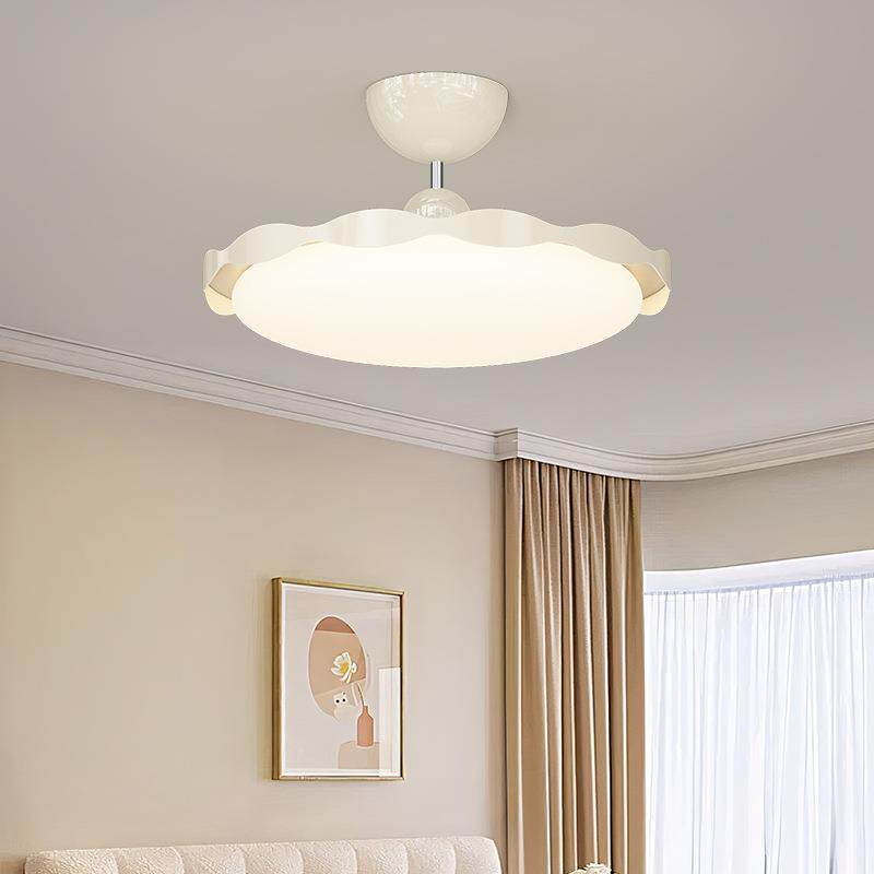 全光谱LED吸顶灯护眼客厅卧室奶油复中古风餐厅房间灯饰具现代