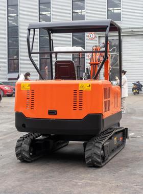 HT30小型工程建筑液压传导履带挖掘机 可装载叉子抓夹多功能挖机