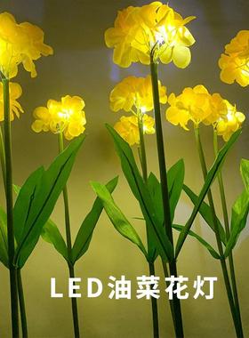 贝工 LED油菜花灯 黄色 2W 220V 20支/组 户外插地节日氛围草坪灯