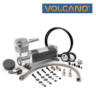 VOLCANO12v24V工业级打高压气泵防锈防尘IP67无油空气压缩机450C