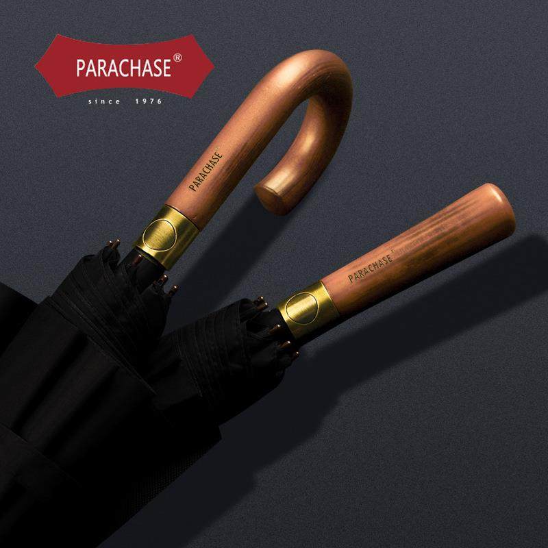 PARACHASE日系长柄雨伞直杆实木弯柄大号122cm抗风晴雨伞两用,农用物资,其他肥料,淘宝优惠券,粉丝福利购,淘宝优惠卷