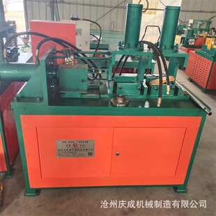 液压大棚缩口机 全自动缩管机 单杠缩口机 椭圆管缩头机器