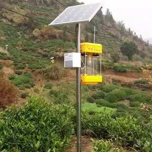 农用太阳能杀虫灯 果园茶园稻田灭虫灯户外频振式诱蛾灭蚊灯