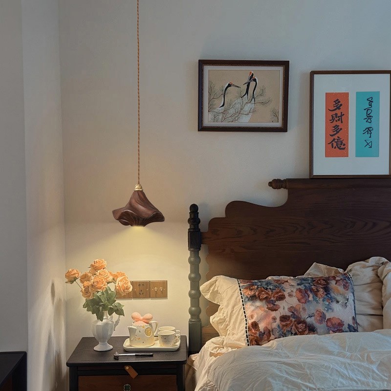 新品楼梯吊灯美式全铜复式楼梯间吊灯轻奢别墅中空旋转楼梯长吊灯