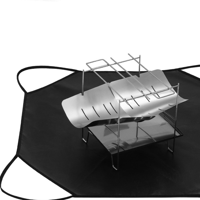 CLS防火布手提款户外野营硅胶涂层阻燃布耐高温灭火毯烧烤隔热垫