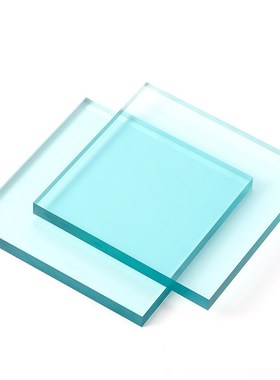 迪迈蓝色高透光pc板 实心聚碳酸酯pc磨砂板 磨砂扩散板可定制