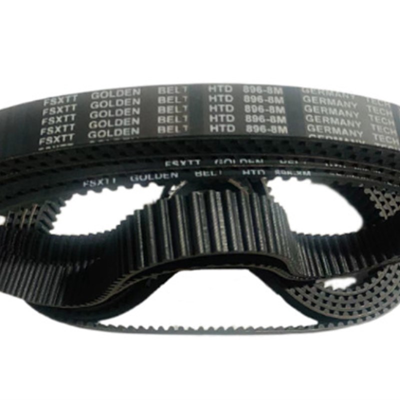 黑色橡胶双面开口同步带  工业皮带  传动带