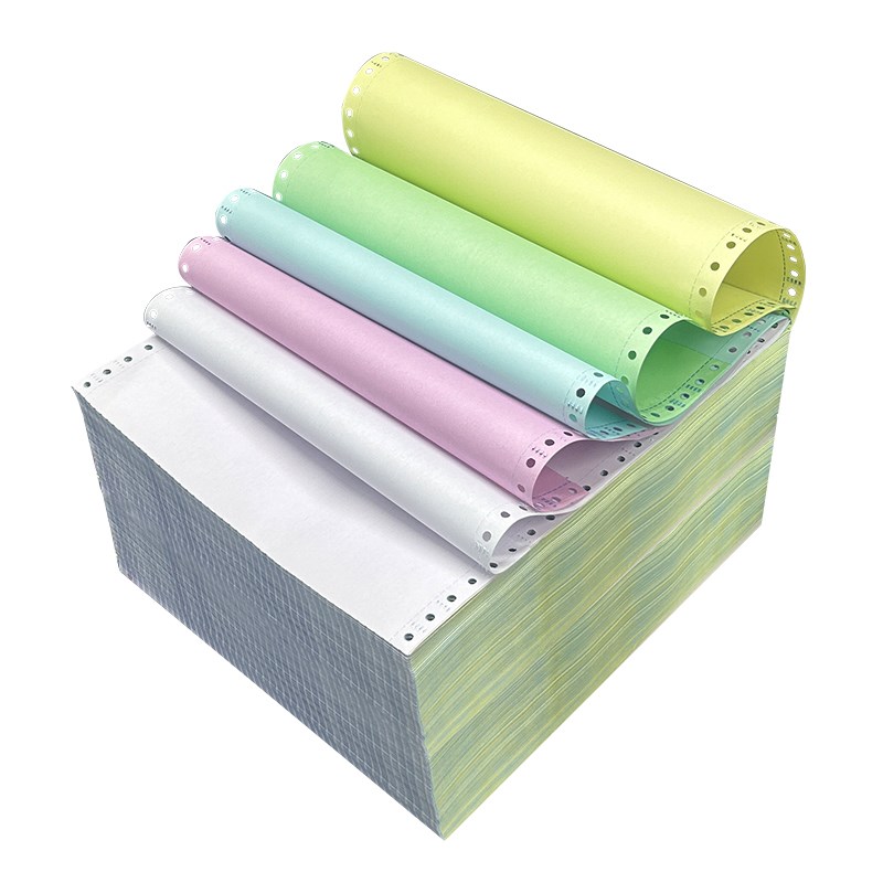 三联二等分针式打印纸二联三等分会计凭证纸三联单四联打印机姜茶